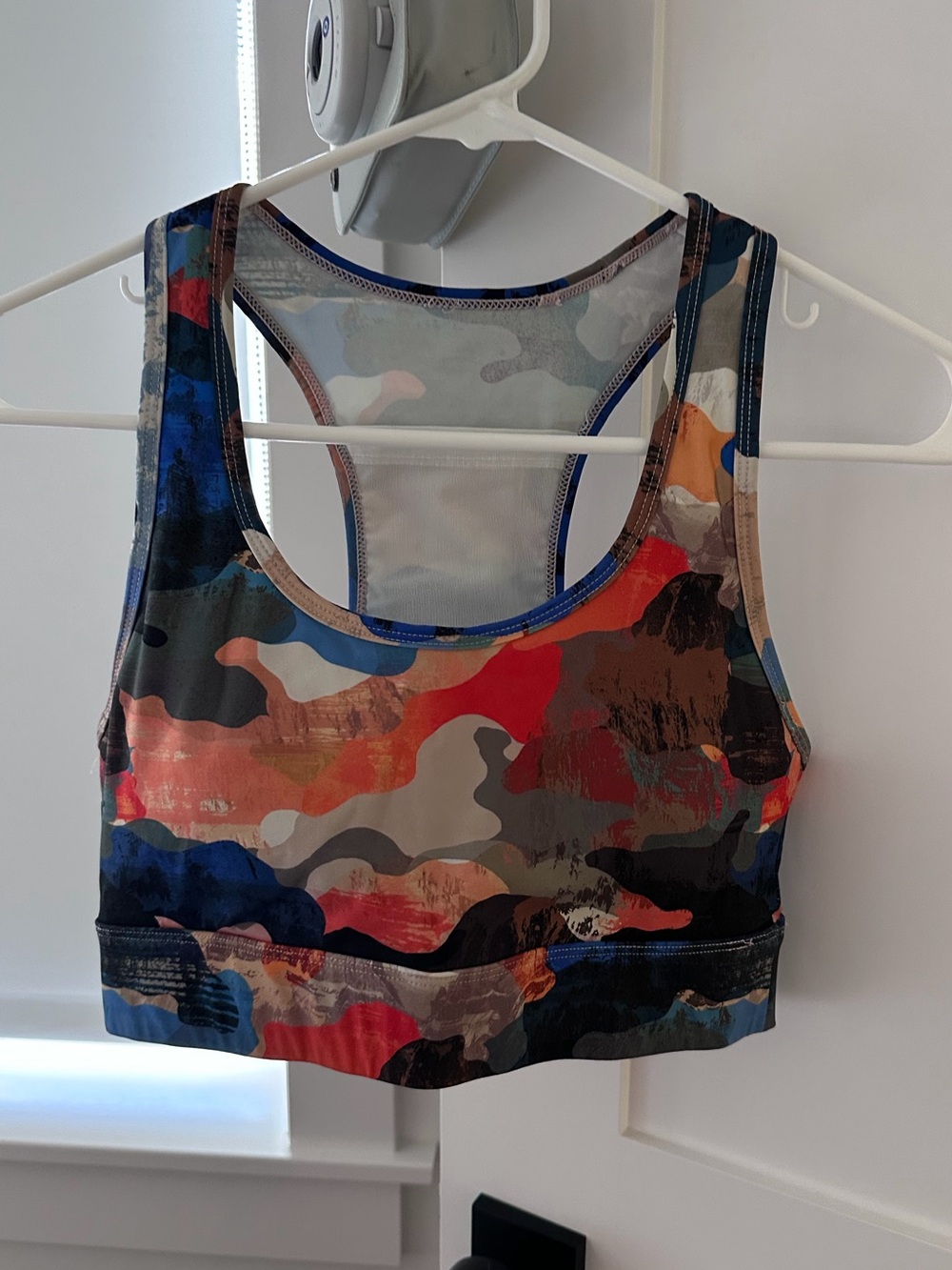 Camo Print Sports Bra - Multicolor